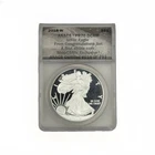 2018-W $1 Anacs PR-70 DCAM Silver Eagle Congratulations Set First Strike Proof