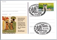 Sonderstempel Sindelfingen 1994 - Breitblättriges Knabenkraut Orchidee