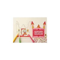 Einladungskarten Prinzessin Geburtstag Set 6 Mehrfarbig 15X15