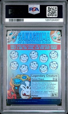 2024 MTG SECRET LAIR DROP #1541 SAKASHIMA OF A THOUSAND FACES PSA