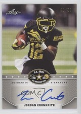 2015 Leaf US Army All-American Bowl Silver 41/50 Jordan Cronkrite Auto 0b2