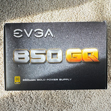 EVGA 850 GQ 850W 80 Plus Gold ATX Modular Black Power Supply w/ Fan