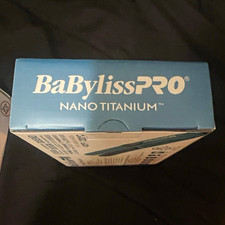 BaBylissPRO Nano Titanium Mini 1/2 in Titanium Flat Iron Dual Voltage 430 F