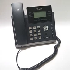 Yealink SIP-T34W WiFi IP Phone with 4 VoIP Accounts & 2.4" Color Display - Black