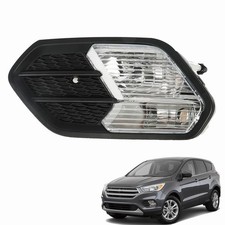 Front Left Bumper Fog Light Black Cover Bezel For Escape 2017-2019 GJ5Z17K946AB