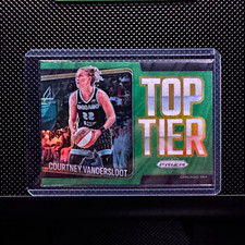 Panini Prizm WNBA 2025 Courtney Vandersloot #7 Chicago Sky Top Tier Green Prism