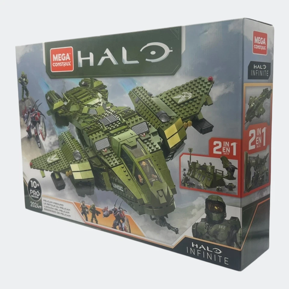 Mega Construx Halo Infinite - Pelican Inbound [2‑in‑1 Set] – 2024 pcs - New - Image 3 of 4
