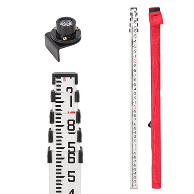 Aluminum Grade Rod - 10ths With Carrying Case and Rod level 16 Foot