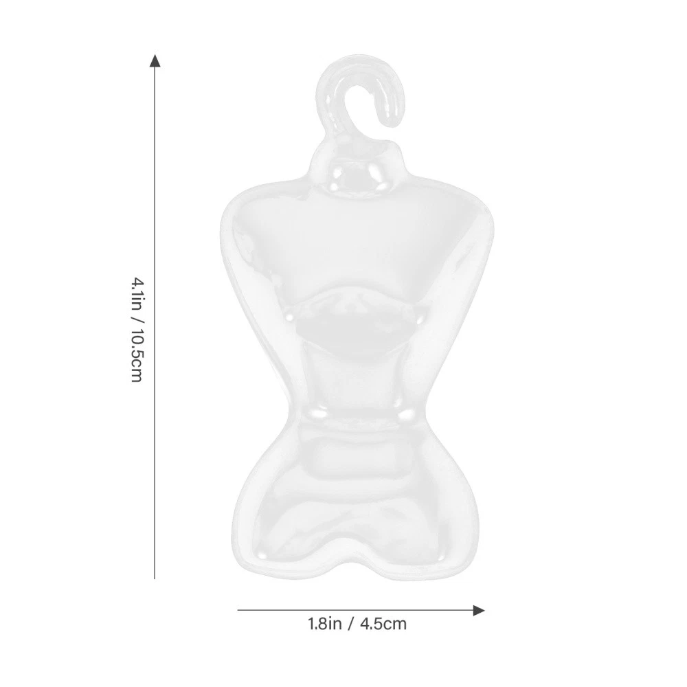 VETEMENTS Confezione 2 Appendiabiti Bambola Appendiabiti Armadio Plastica Cappotto Miniatura