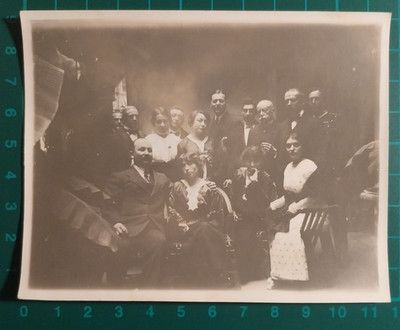 PHOTO MANTUA TITO CURTINI AND NOBLE FAMILY FINZI 1910 - 20 C. ( F. 06 )