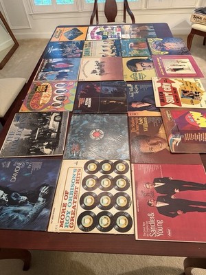 Lot of 22 Vintage Vinyl Albums Various 60s Artists See Desc and Pics