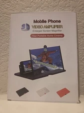 Mobile Phone Video Amplfier Enlarged Screen Magnifier RED