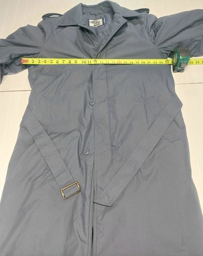 Trench Coat Puffer Down-filled Made In Korea The Company Store Label Vintage  image 4