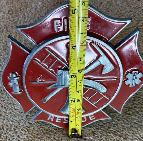 Feuerwehr Anhängerkupplung Abdeckung Stahl Schwerlast Feuerwehrmann Fire Rescue - Bild 4 von 5