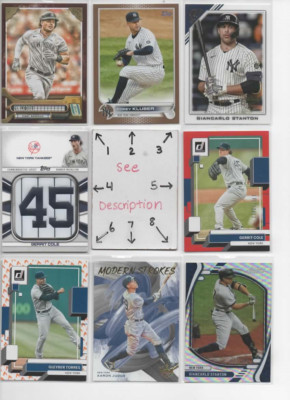 NEW New York Yankees U-PICK Serial #'d JERSEY AUTO Rookies JUDGE JETER COLE MO