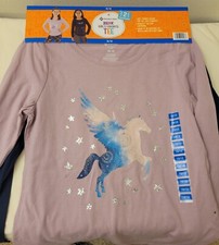 Member's Mark Girl's 2-Pack Long Sleeve Soft  Comfort Tees Size 10/12