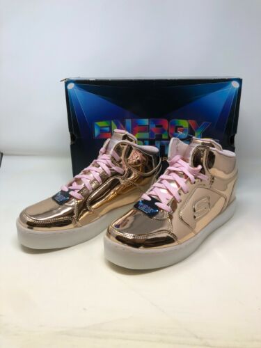 Cerdito proteger doble Skechers Kids Girls Dance-N-Dazzle Sneaker Rose Gold Sparkle Bling NUEVO  FAST SHIP | eBay