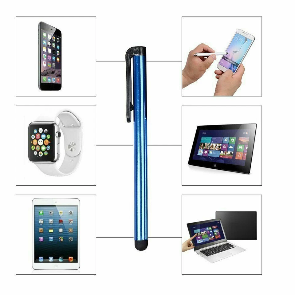 10Pcs/Set New Capacitive Touch Screen Stylus Pen For IPad iPhone Samsung Tablet - Image 3 of 4