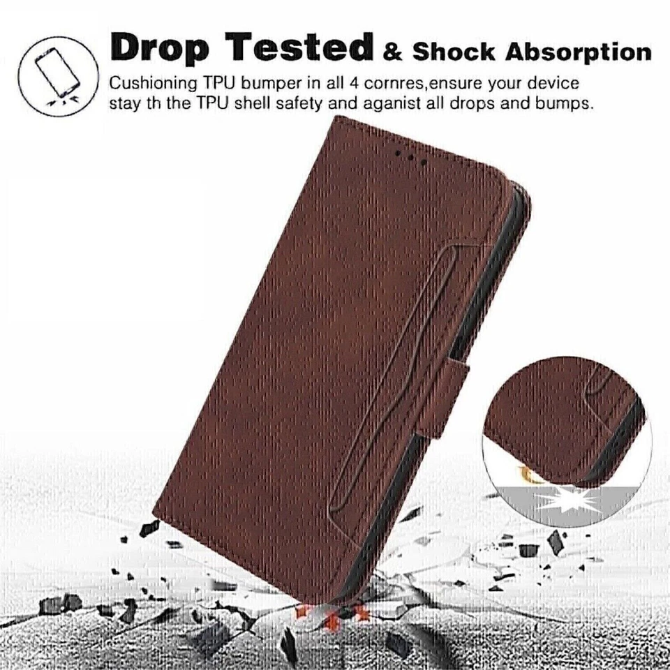 For Cubot A30, Luxury Separable Card Slot Flip Leather Wallet Stand Case Cover - Image 3 of 4
