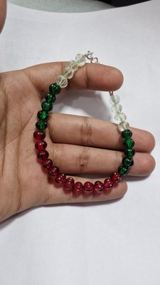 Carving Hydro Multi Gemstone 7 mm Beads 925 Sterling Silver 8'' Strand Bracelets