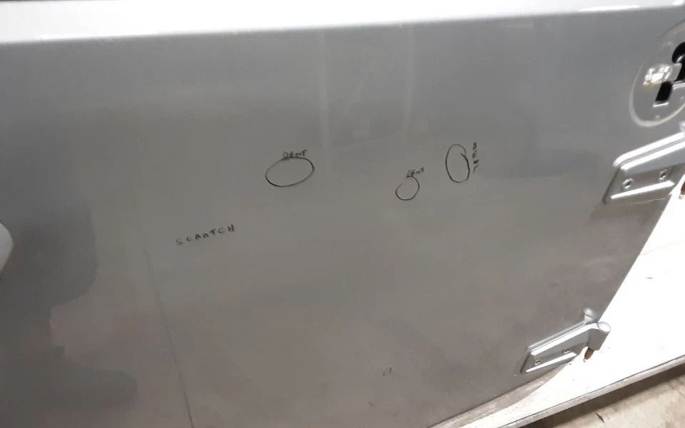 Jeep JK Wrangler OEM pasajero puerta delantera potencia PSC Billet plateado 2014-17 97104 Foto 3 de 4