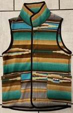 Sunny Sports Navajo Print Fleece Vest Men’s Small Made in USA RARE Ships ASAP!