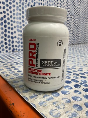 GNC Pro Performance Creatine Monohydrate Pills 3500Mg, 120 Capsules, Ex 7/26
