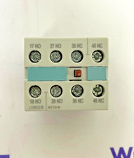 SIEMENS 3RH1921-1FC22 AUXILIARY SWITCH BLOCK 10AMP 690 VAC 2S+2O/2NO+2NC (5 PCS)