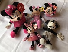 Minnie Mouse lover plush lot 5 Piece stuffed animals Disney toys
