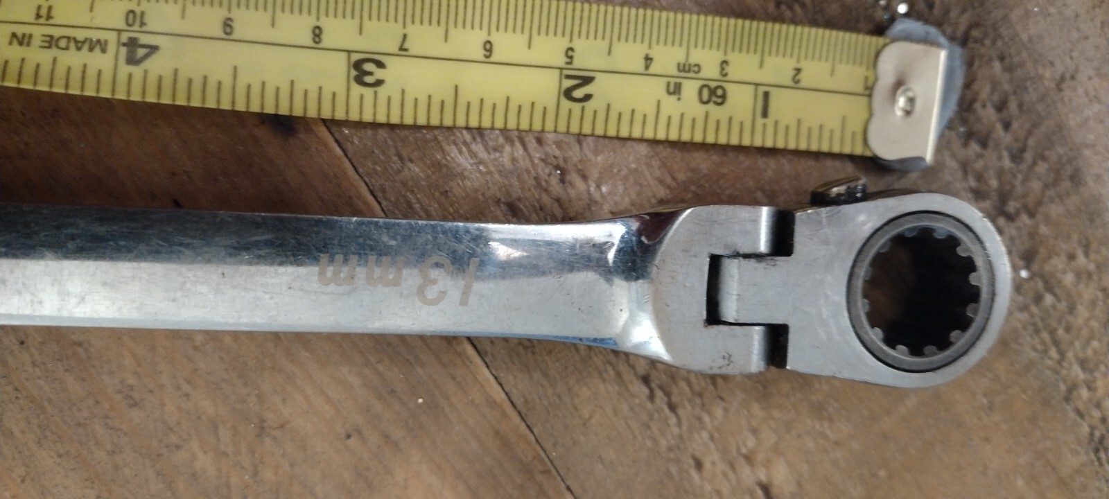 15mm 13mm Long Reach Angle Head Ratchet Spanners eBay