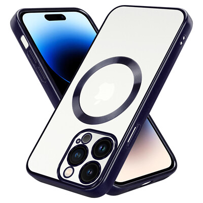 Hülle für iPhone 14 Pro Max Plus + 13 12 11 Magnet Stoßfest Silikon Cover