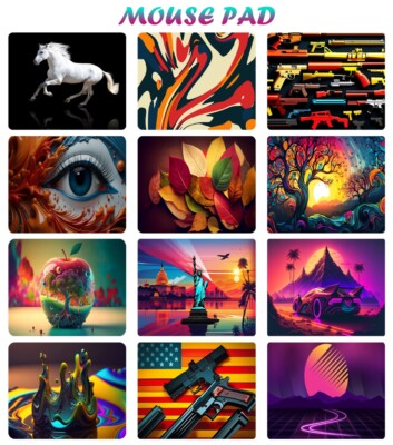 Gaming Mouse Mat Pad Non-Slip Rectangle Mousepad Designs For Computer ...