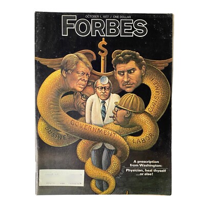 Forbes Magazine October 1, 1977 The Doctors' Time of Troubles