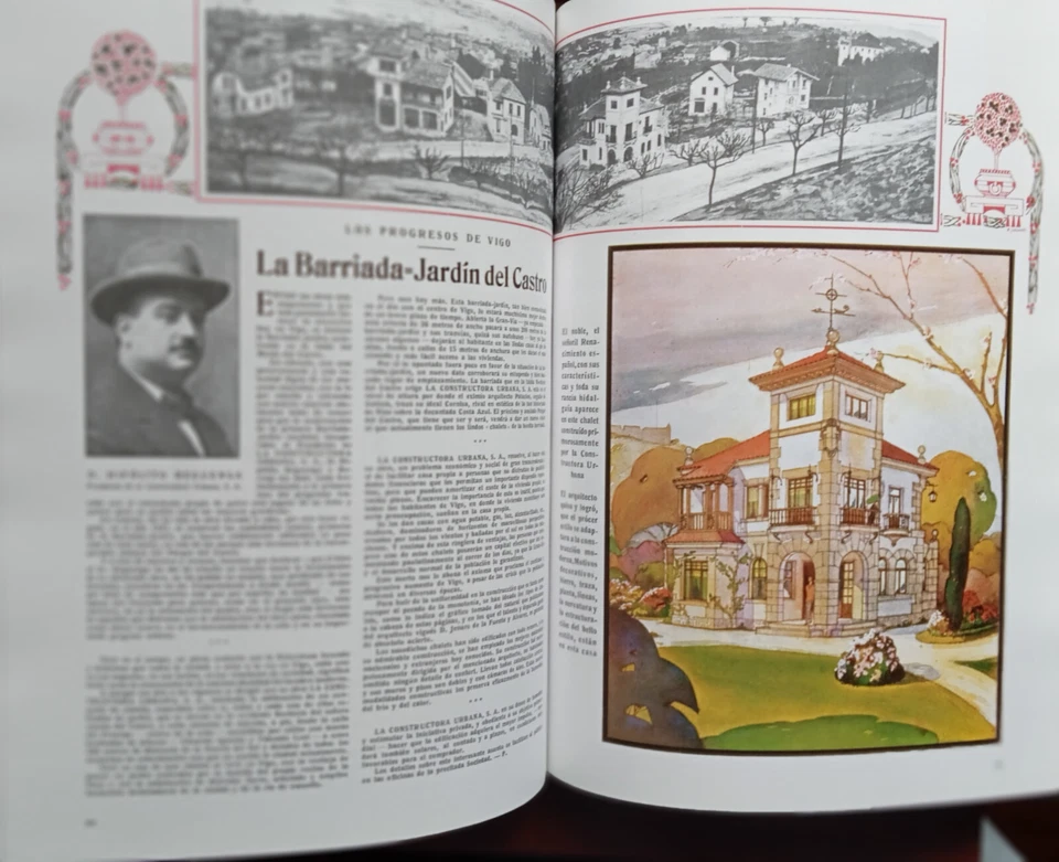 VIGO EN 1927-VALORES DE ACTUALIDAD VIGUESA ED 2005 FACSIMIL TAPA DURA 298 PAGS - Imagen 2 de 4
