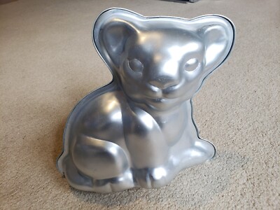 Vintage 1974 Wilton 3D Simba Lion King Cub 2 Piece Cake Baking Pan 502-135