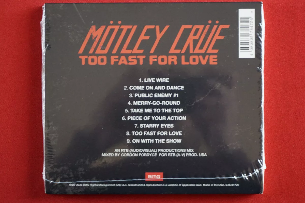 Motley Crue Too Fast For Love CD Live Wire On With The Show Starry Eyes New  Seal 4050538784725