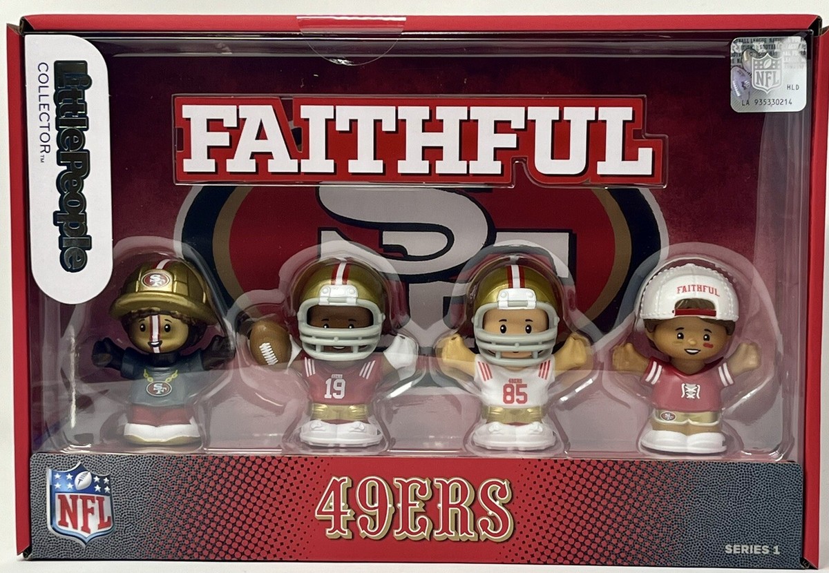 NFL Officially Licensed San Fransisco 49ers Little People Collector Figure  Set