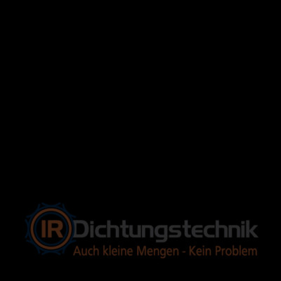 Gummiplatte Gasket Material NBR-SBR 60-65 Shore A schwarz/black (1 St./pc.)