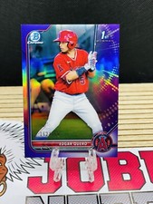 Bowman Chrome 2022 Baseball BCP-123 Edgar Quero 1st Purple /250 RC
