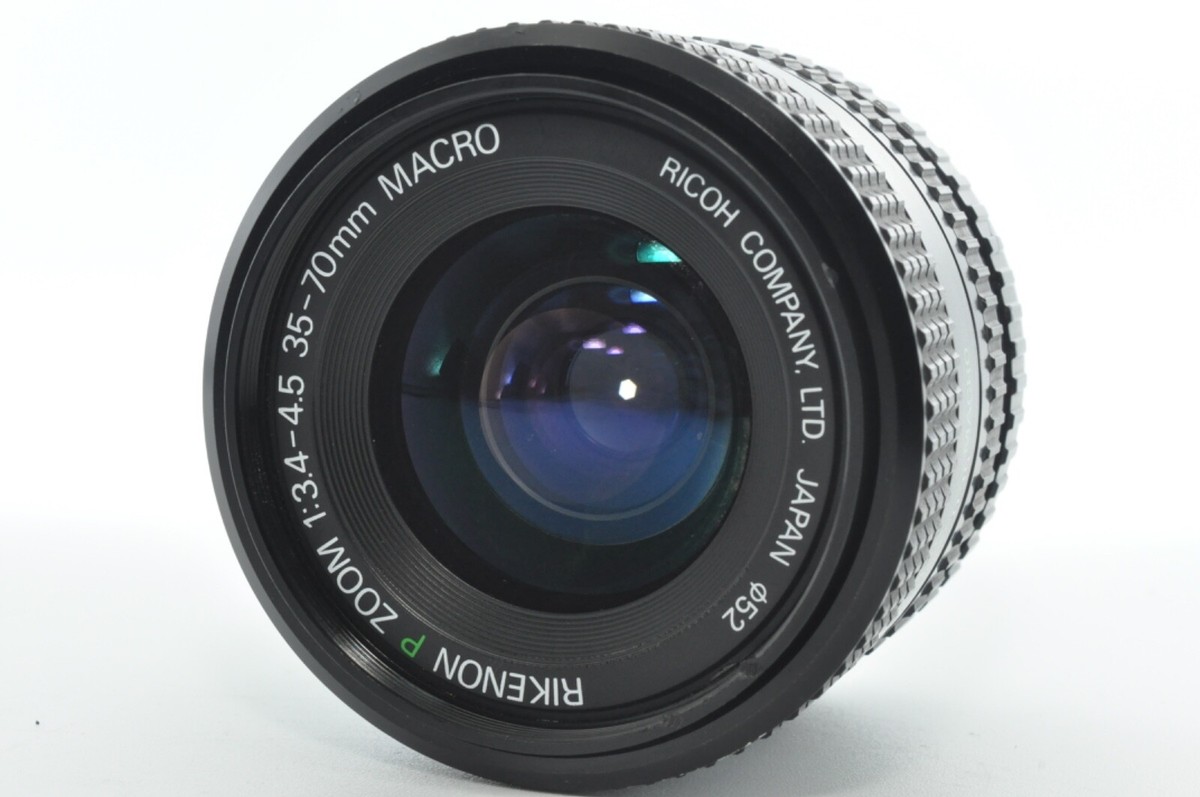 Near Mint 】Pentax K Ricoh Rikenon P 35-70mm F3.4-4.5 Macro Zoom