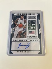 Tyrique Jones Auto Prospect Ticket 2020 Panini Contenders Draft Picks Basketball