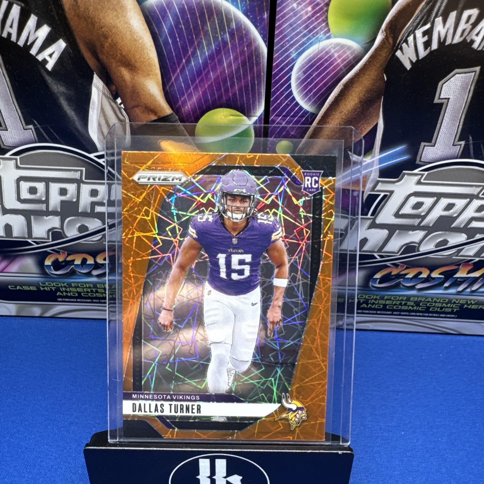 2024 Panini Prizm - Rookies Lazer Prizm #324 Dallas Turner (RC)