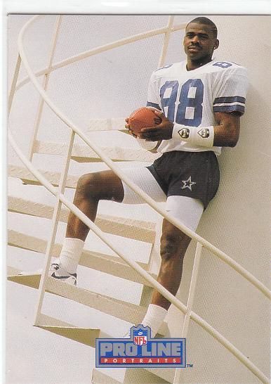 MICHAEL IRVIN 1991 Pro Line Football card #63 Dallas Cowboys NR MT