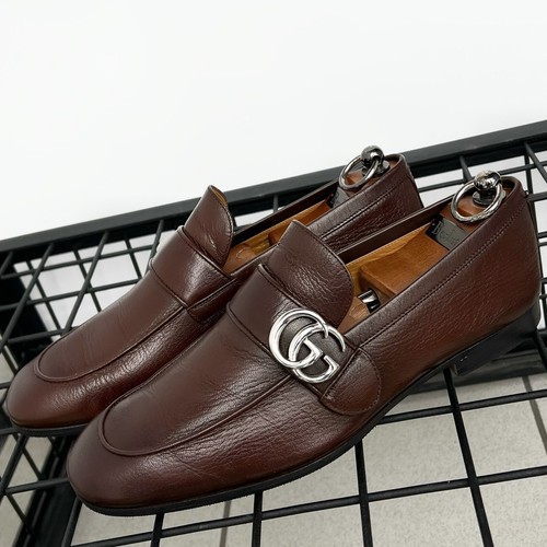 GUCCI Donnie loafers brown leather 