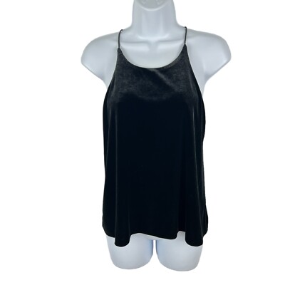 Design Lab/Lord Taylor Velvet Spaghetti Strap Top Size M