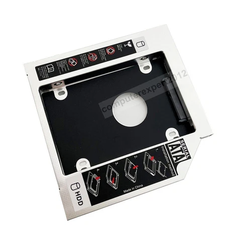 2nd 12.7mm HDD SSD Hard Drive Caddy Adapter for Dell Latitude E5430 E5510 E5530