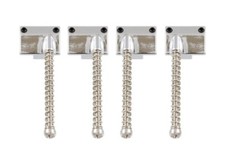 NEW - Bridge Saddles (4) For Omega & Badass Bass Bridge - CHROME
