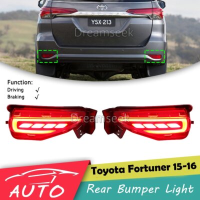 Für Toyota Fortuner 2015 2016 2017 2018 2019 2020 2021 LED Rücklicht Bremslicht