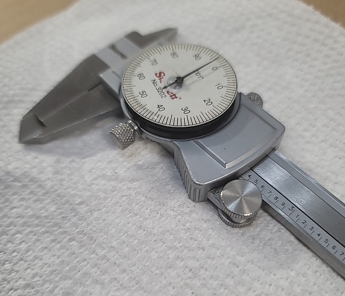 Starrett No. 3202 6'' Dial Caliper Stainless Hardened. For Parts Or