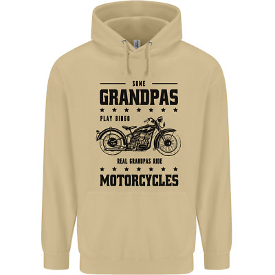 Some Grandpas Funny Biker Motorbike Bike Mens 80% Cotton Hoodie
